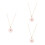 3Pièces Femme Rose En De Délicate 3