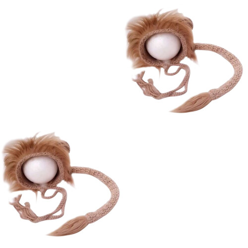 2Pièces Costumes Lion Bébé Clair Confortables Pour Shooting 2