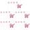 25Pièces Décorations Baby Shower Rose Cake Topper Poussette 6