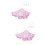 2Pcs Pink Plush Toys Hammock Corner Mesh Net Storage Organizer 7