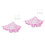 2Pcs Pink Plush Toys Hammock Corner Mesh Net Storage Organizer 4