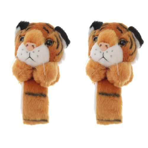 2Pz Bracciali Slap Per Bambini, Gialli Con Peluche 1
