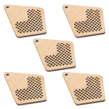 5 Stuks Cross Stitch Chips Diy Cadeau Hanger Mini Bord