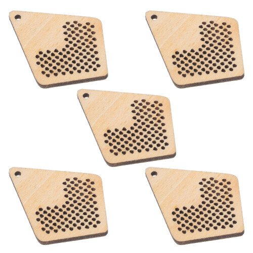 5 Stuks Cross Stitch Chips Diy Cadeau Hanger Mini Bord