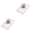 2Pcs Up 3D Easter Greeting Cards Rabbit Flowers Eggs Assorted Color 3