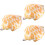 3 Cuscino Cartone Animato Conchiglia Decorativo 8