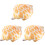 3 Cuscino Cartone Animato Conchiglia Decorativo 4
