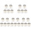 20Pz Clip Decorativi in Per , Scialli E Cardigan 3