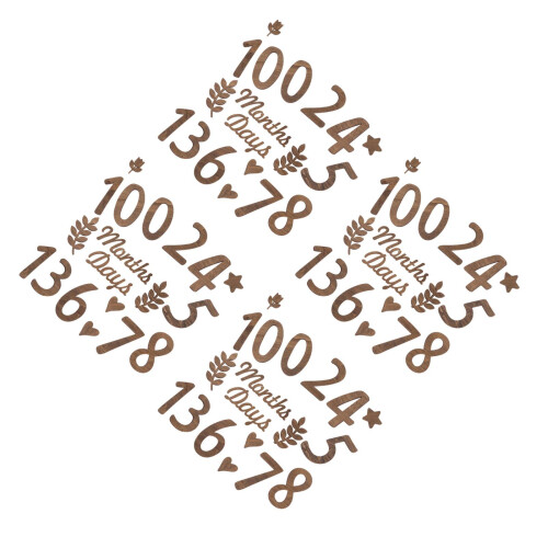 4Set Decorazioni Milestone Per Foto E Annunci 2