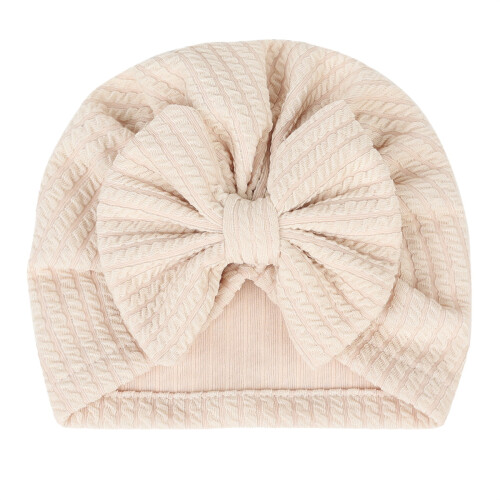 Cappello Beige in Tessuto Leggero Con Design 2