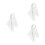 3Pz Sposa Bianco Con in Tulle E 5