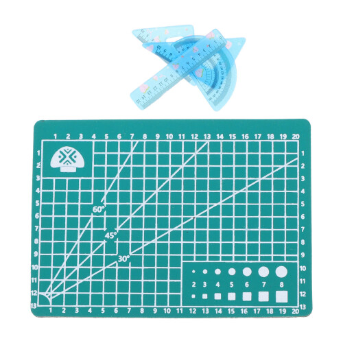 5Sets Kleine Ruler Mat Mini Schooltje Accessoires
