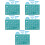 5Sets Kleine Ruler Mat Mini Schooltje Accessoires 8