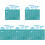 5Sets Kleine Ruler Mat Mini Schooltje Accessoires 3