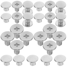 50 Unidades Parafusos De Rebites Metal Para Encadernação