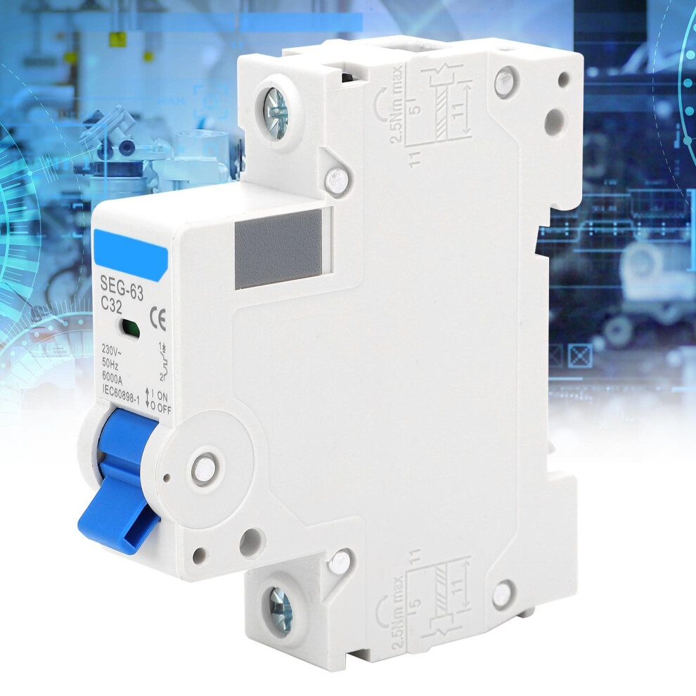 Compact Seg-63C6 Circuit Breaker: High Performance & Easy Handling 7891359874793