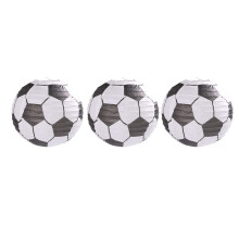 6Stk Papierlaternen Kinderzimmer Fußball Motive