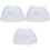 3St Witte Jurk Petticoats Vrouwen, Elastische Taille, Veelzijdig 3
