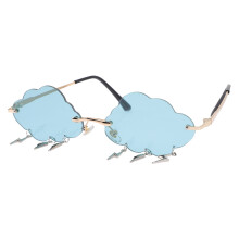 5Stk Rahmenlose Cloud Sunglasses, Trendige Partybrillen Deko