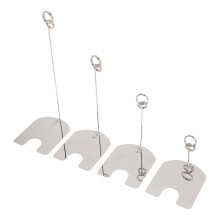 12Stk Tischkartenhalter Platzkarten Clips Silber Für DIY Und Events
