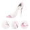 5Stk Rosa Slipper Figur Hochhack 11