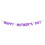 2Stk Violette Muttertags-Dekobanner Mit Glitzereffekt Und 1
