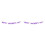 2Stk Violette Muttertags-Dekobanner Mit Glitzereffekt Und 2