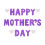 2Stk Violette Muttertags-Dekobanner Mit Glitzereffekt Und 8