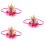 3Stk Baby Haaraccessoires Rosa Festlich 9