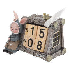 2Stk Holz Kalender Multifunktional Bunt Praktische Nutzung