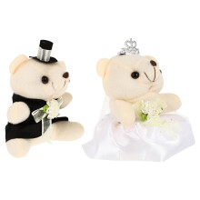 2Paare Valentinstag Bär Set Kreativ Hochzeit