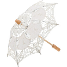 3Stk Vintage -Schirm Beige Parasol Für Fotografie