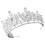 5Stk Tiara Braut Krone Haarschmuck 1