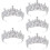 5Stk Tiara Braut Krone Haarschmuck 11