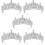5Stk Tiara Braut Krone Haarschmuck 9