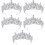 5Stk Tiara Braut Krone Haarschmuck 8