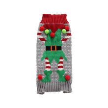 3Stk Weihnachtspullover Bunt Knöpfe Für Haustier Kleidung