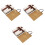 3Sets Geschenkverpackung Beige, Papierbox Für Valentinstag 4