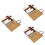 3Sets Geschenkverpackung Beige, Papierbox Für Valentinstag 7