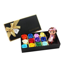 3Stk Mehrfarbige Rose Geschenkset Für Hochzeit