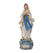 3Stk Resin Statue Klassische Weiße Kirchen