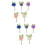 10Stk -Boutonniere, , , Mehrfarbig 3