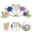 10Stk -Boutonniere, , , Mehrfarbig 11