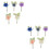 10Stk -Boutonniere, , , Mehrfarbig 4