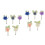 10Stk -Boutonniere, , , Mehrfarbig 6