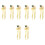 8Stk Auto Blumentasche Hochzeit Farbenfrohe 3
