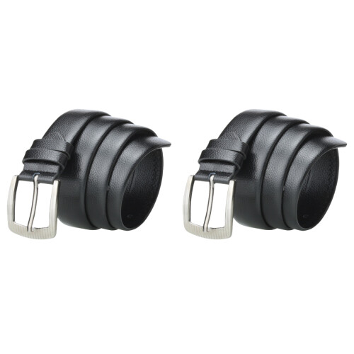 2Ud Cinturón Ajustable Negro 1