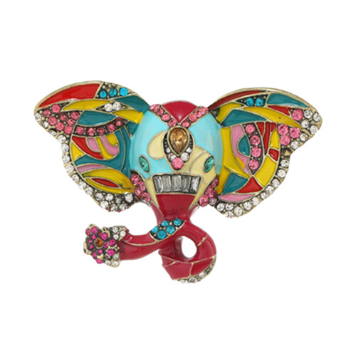 2Ud Broches De Esmaltados Con Vintage Y