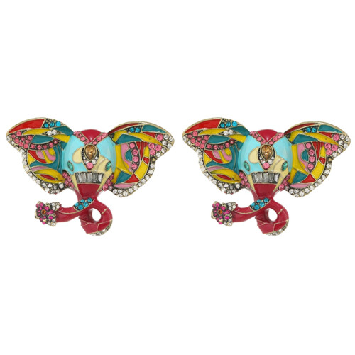 2Ud Broches De Esmaltados Con Vintage Y 1