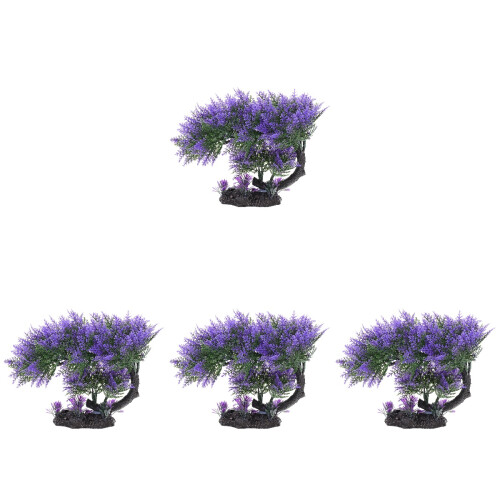 4Ud Accesorio Para Acuario Con Árbol Artificial Para Decorar 1